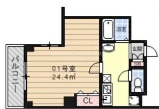 ミーネ新町弐番館の物件間取画像